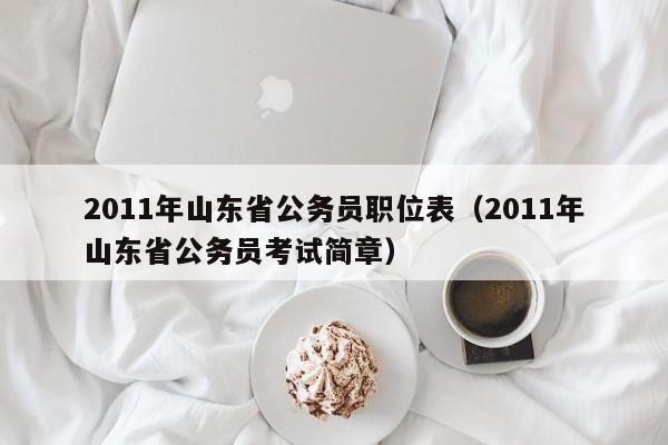 2011年山东省公务员职位表（2011年山东省公务员考试简章）