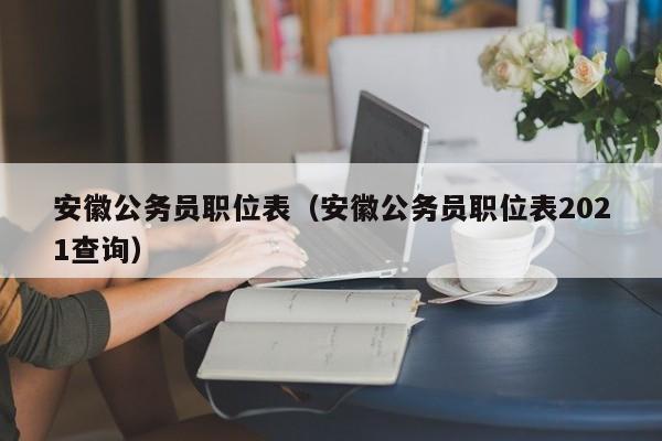 安徽公务员职位表（安徽公务员职位表2021查询）