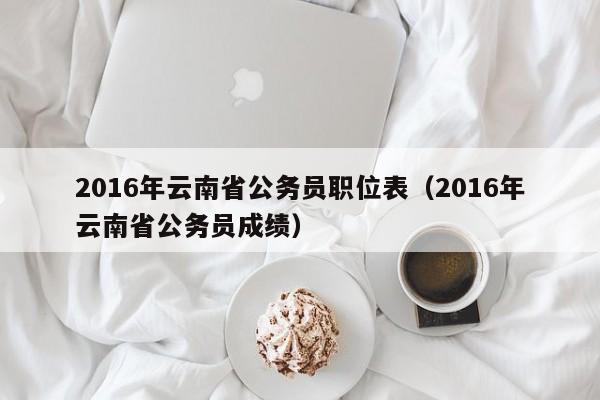 2016年云南省公务员职位表（2016年云南省公务员成绩）