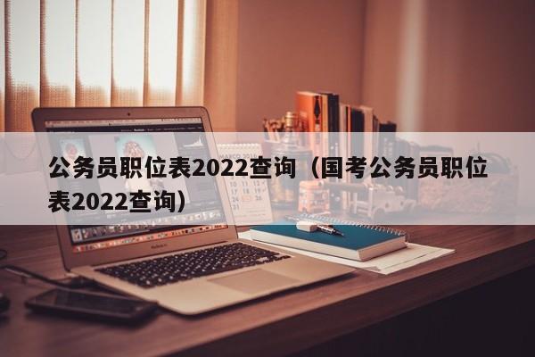 公务员职位表2022查询（国考公务员职位表2022查询）