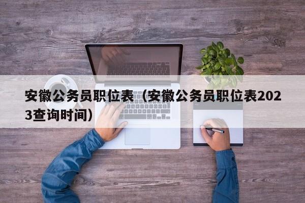 安徽公务员职位表（安徽公务员职位表2023查询时间）